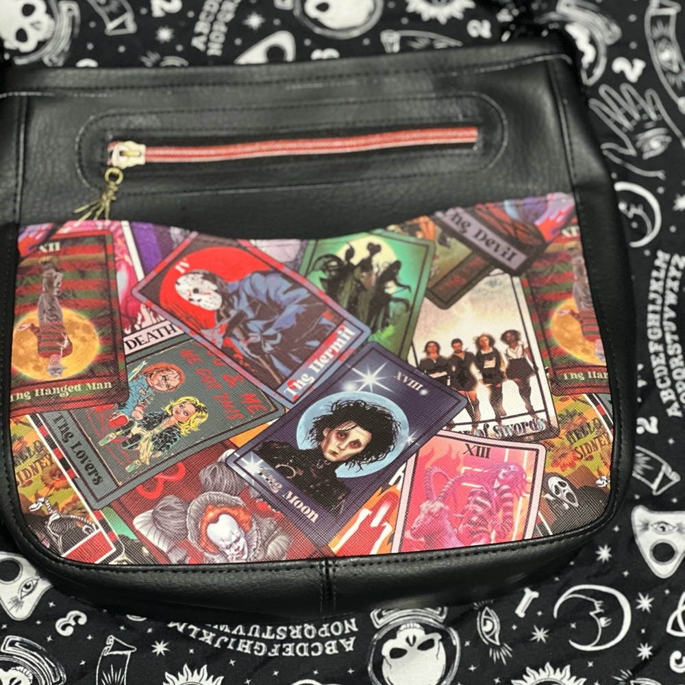 Horror Tarot Card Crossbody